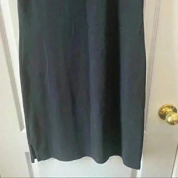 Lauren Ralph Lauren Dress  Black Sleeveless Lace Up V Neck Tunic Size Small - Picture 10 of 16